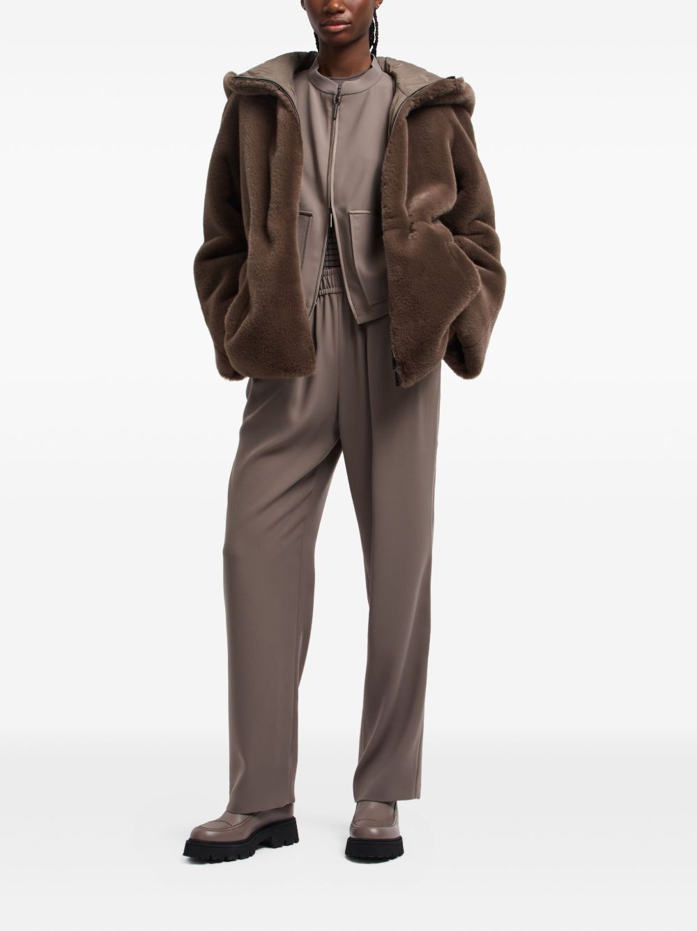 Emporio Armani Trousers - Marrone | 18aad5a4fe1bd3777f263498d468a7d307b7cb24