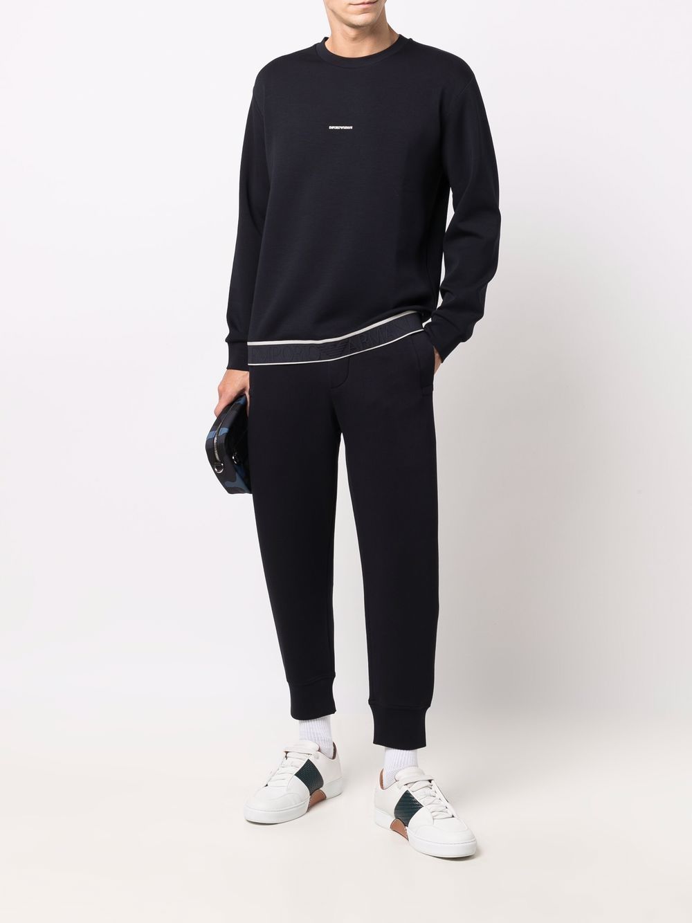 Emporio Armani Trousers - Blu e verdi | cc5fc3ecba7352d3c4e186a46988dc89643d180a