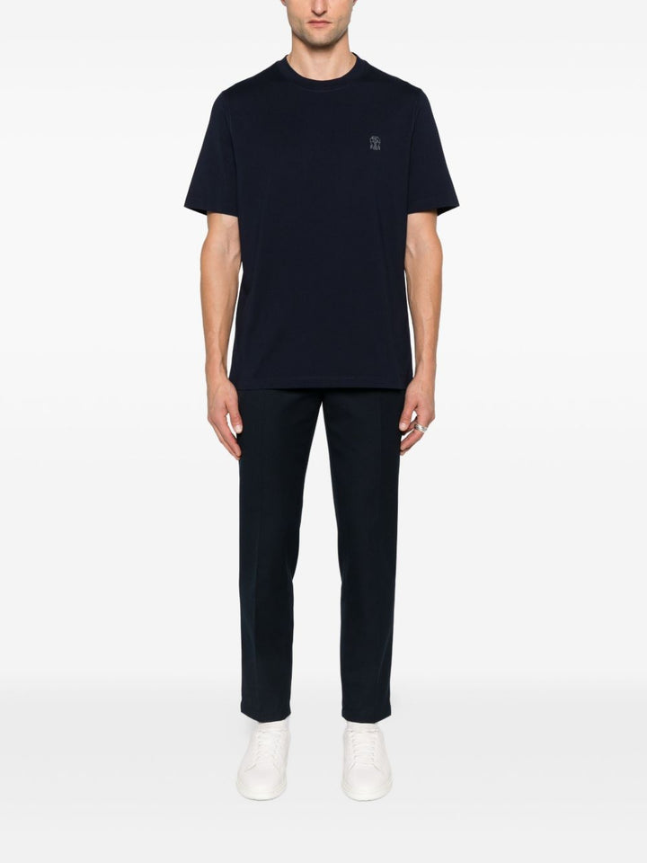 Brunello Cucinelli T-shirts and Polos - Blue and green | cdbbd949c51b28bcfcfd46fcde7cc9f98239ddc7