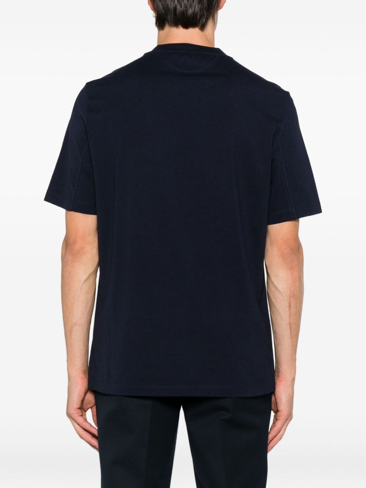 Brunello Cucinelli T-shirts and Polos - Blue and green | 7103df8586946c6997c4cdf8d818049bdc1b5fa1