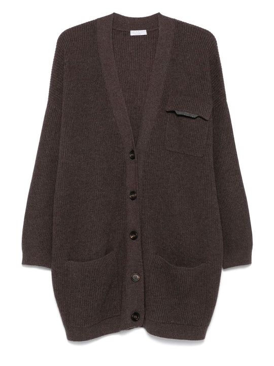 Cashmere V-Necked Cardigan