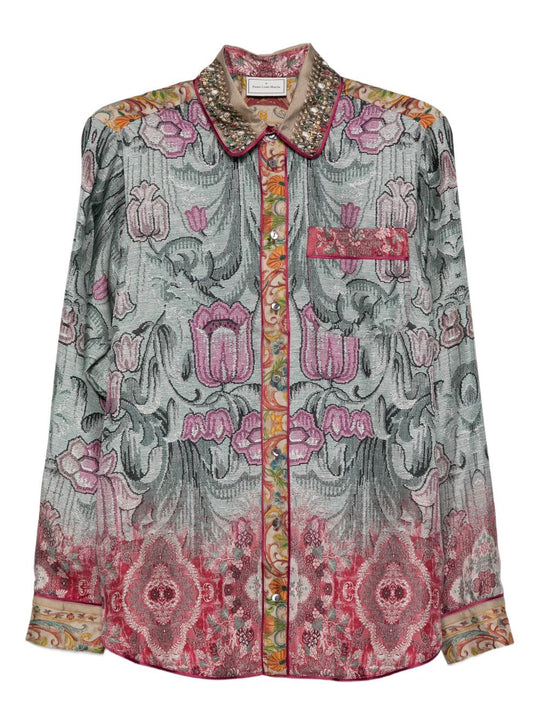 Printed Silk Shirt