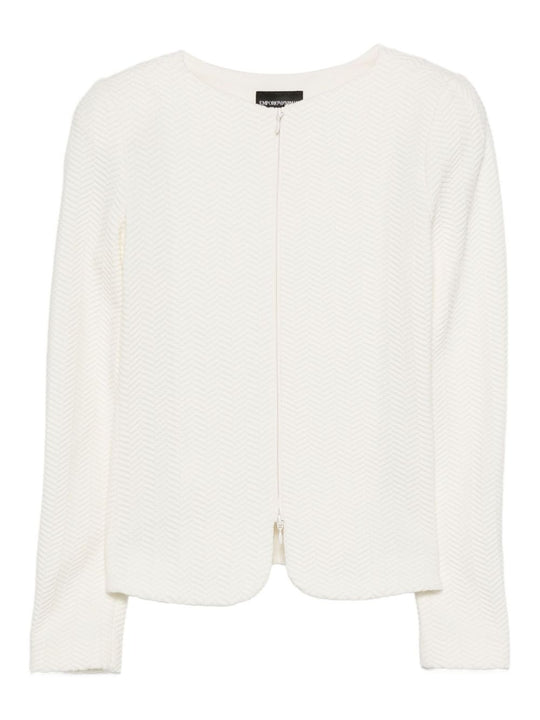 Cotton Blend Blazer Jacket