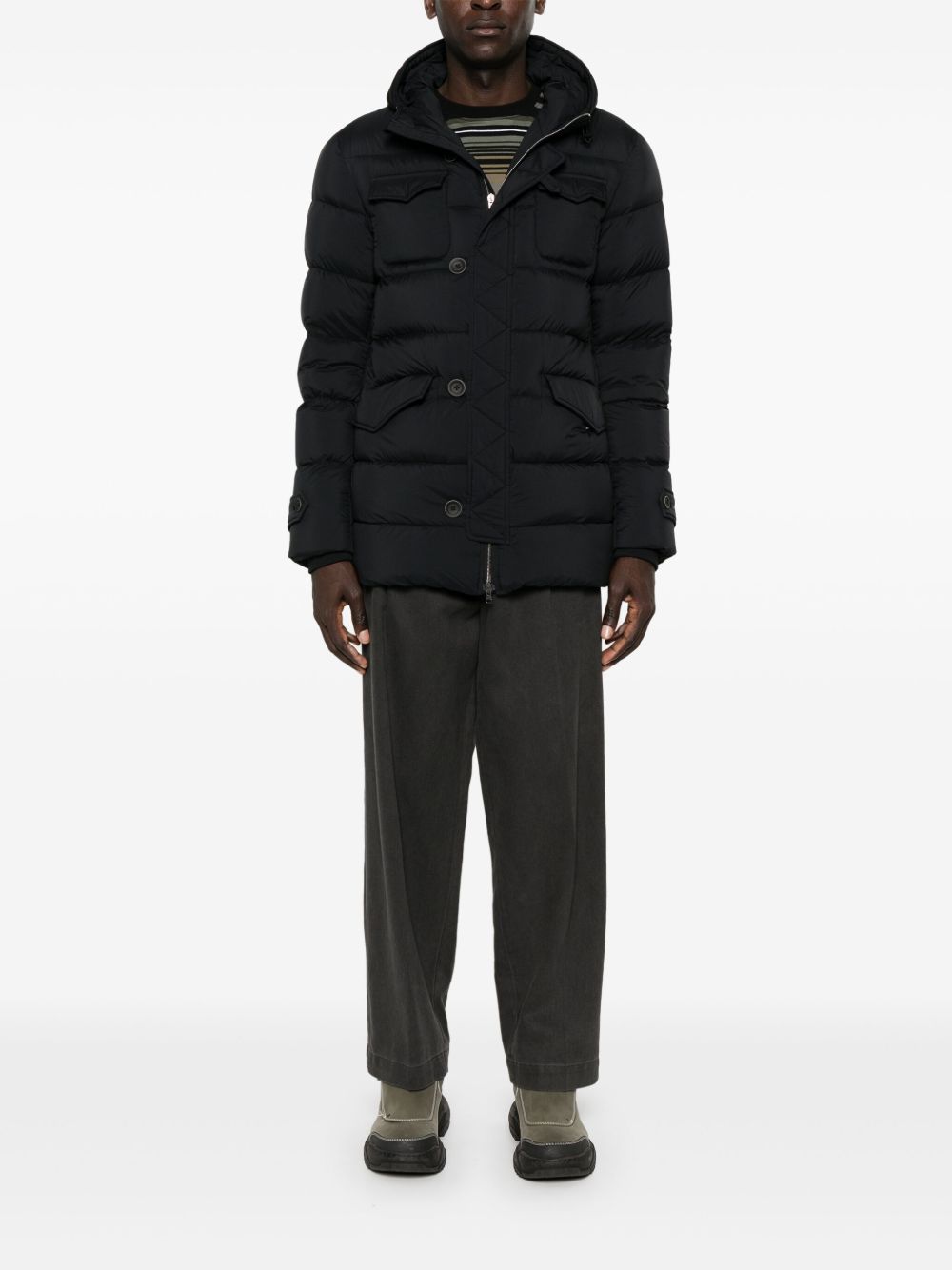 Herno Coats - Blacks and greys | 8cd2c86c9e2fa5bc49920ac43087414aa818a517