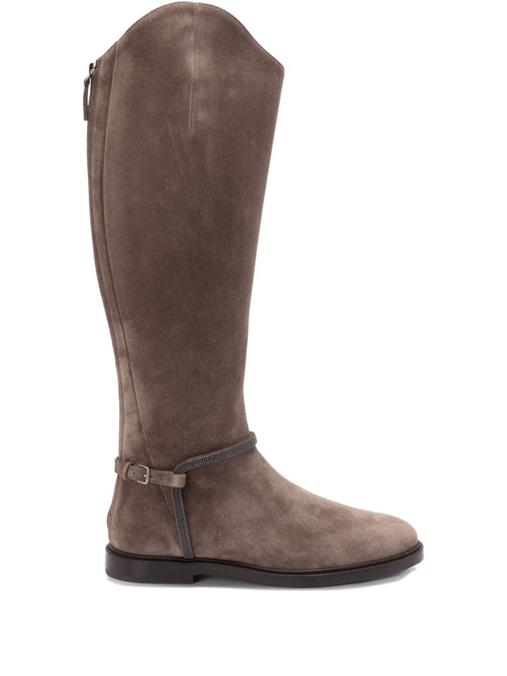 Brunello Cucinelli Boots - Marrone | deb932a7405691fd94f536cacb3ed1962b594bd3