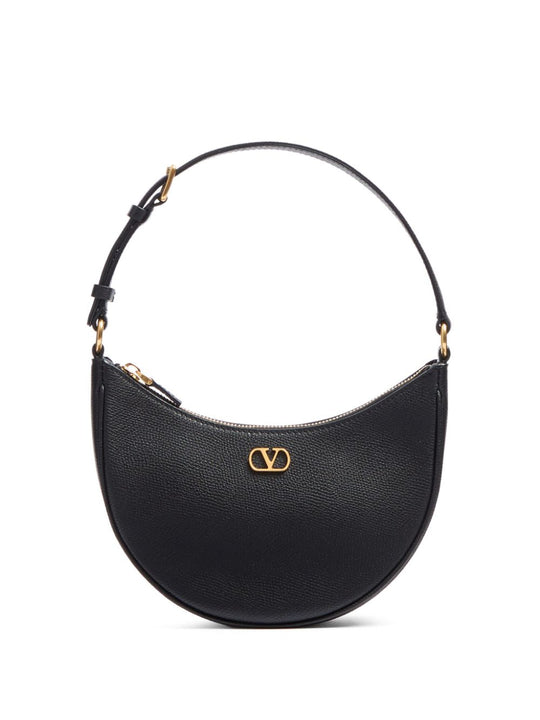 Vlogo Signature Mini Leather Hobo Bag