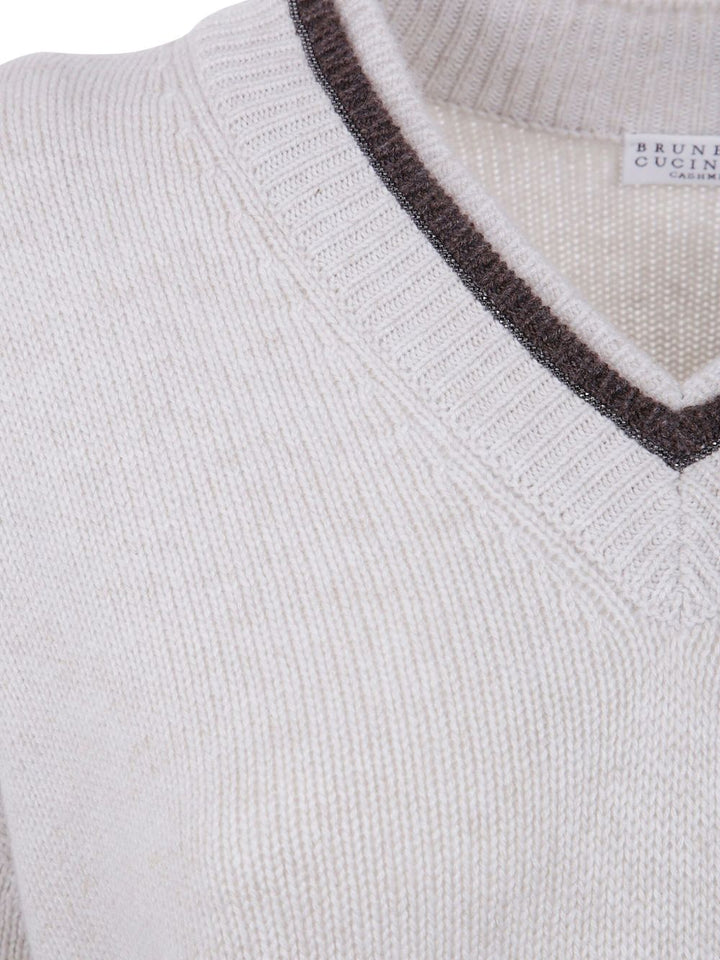 Brunello Cucinelli Sweaters - Light and natural | 7491d46b50cb5c7c272286f704c0be48bab00ed7