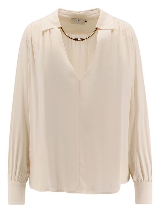 V-Necked Blouse