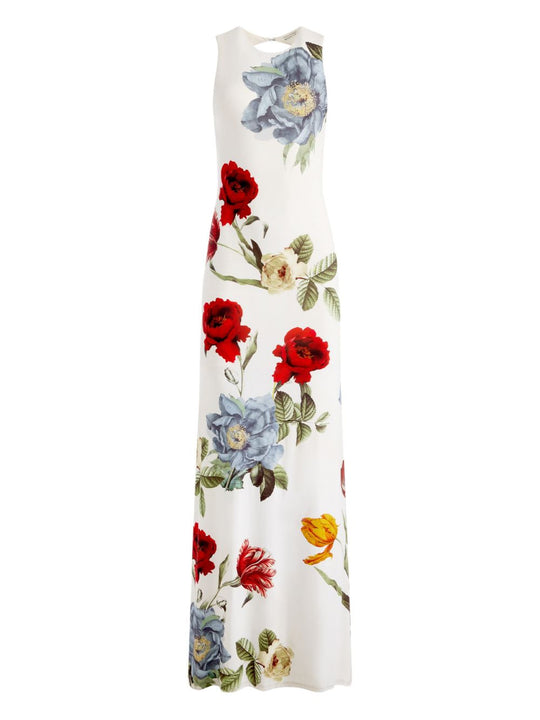 Delora Printed Long Dress