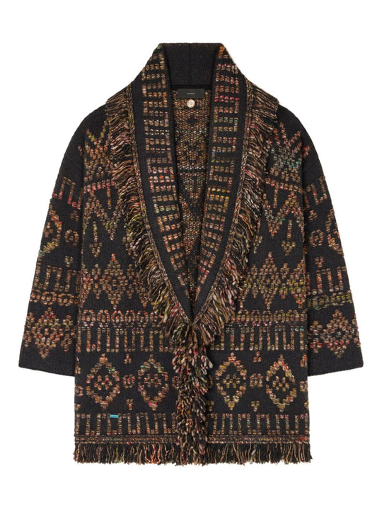 Grunge Beat Wool Cardigan