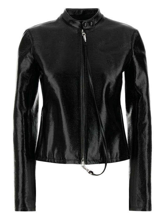 Vinyl Biker Jacket