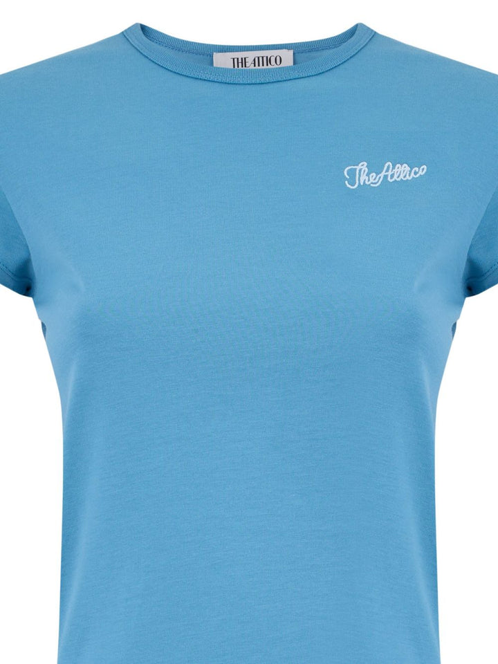 The Attico T-shirts and Polos - Blue and green | ba65e79a994ea580640a3187a7b9a9a1032c3f2f