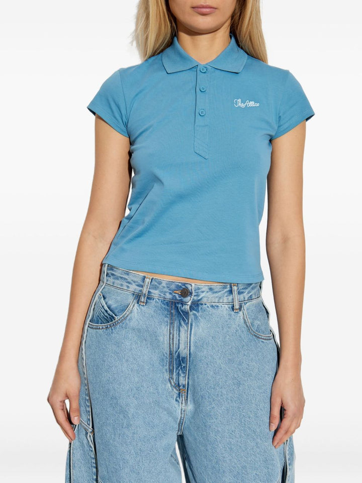 The Attico T-shirts and Polos - Blue and green | 07acbf4603f3e3a0ac87569c0c105bb246ccd24b