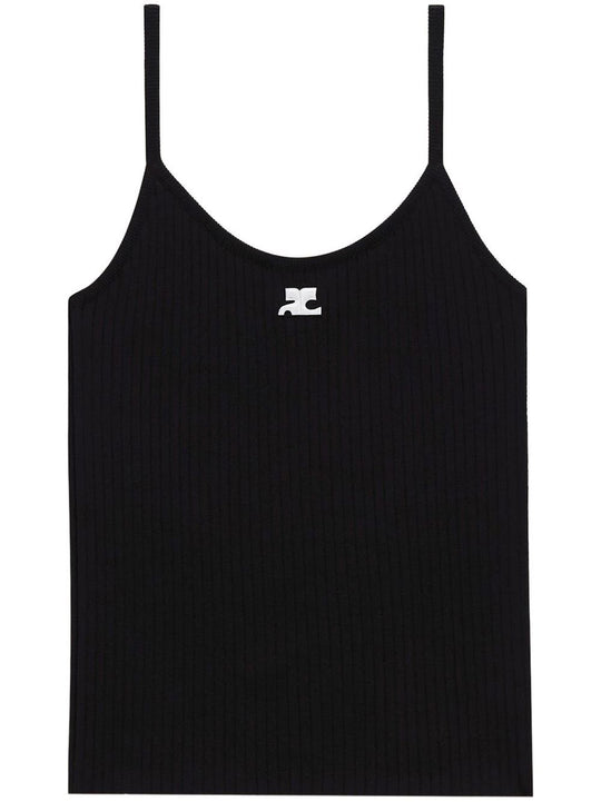 Logo Knitted Tank Top