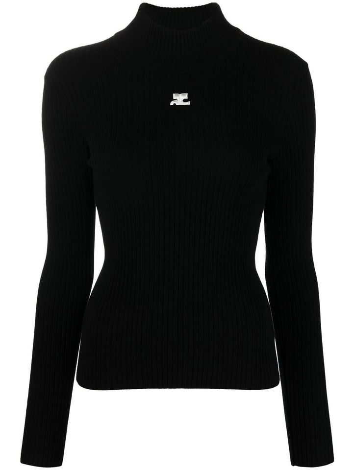 Courreges Re-Edition Sweaters - Blacks and greys | c1978a0f497fcd2e7a6398a81cf5027c3a291a05