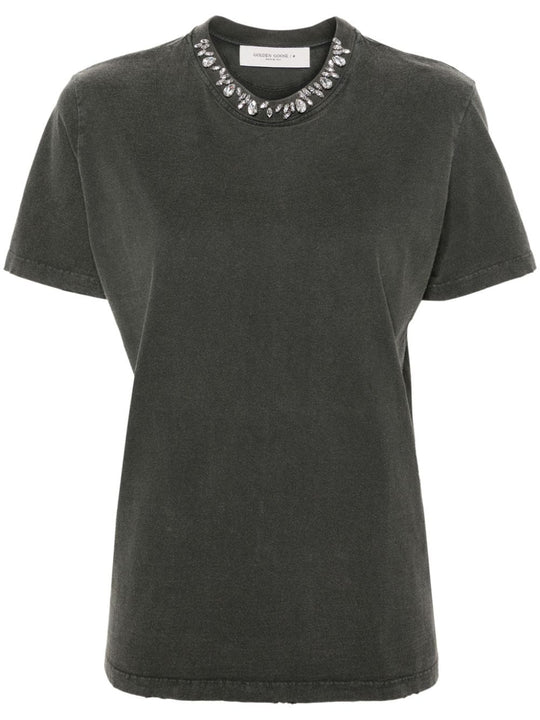 Embroidered Cotton T-Shirt