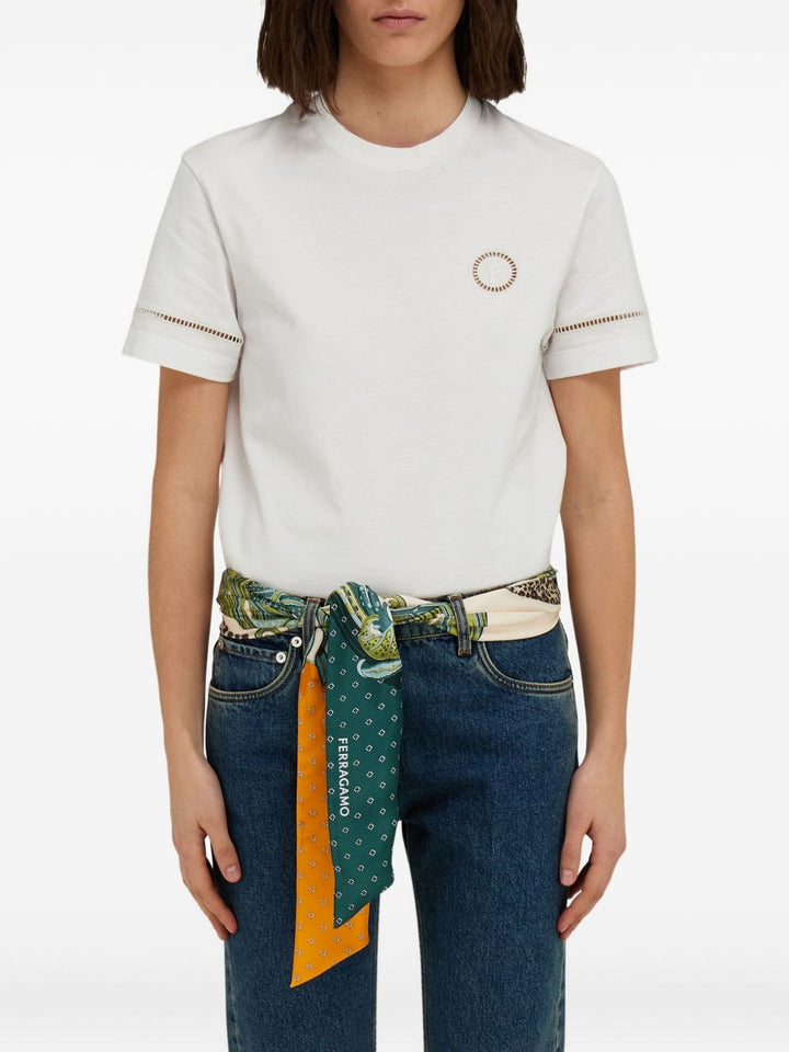 Ferragamo Scarfs - Blue and green | fcb5a46c9afa0e1d8e68d3ccd9ce2a76c3b2d6d5