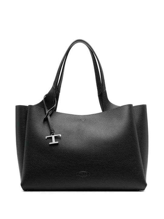 Medium Leather Shopping Bag