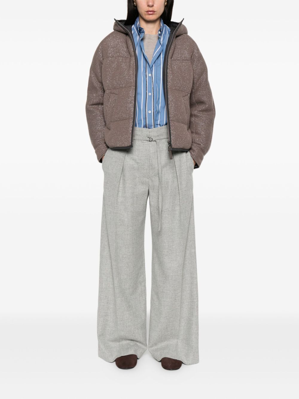 Brunello Cucinelli Coats - Marrone | c3ac83824713b3ca334093755a6a44be72dac52c