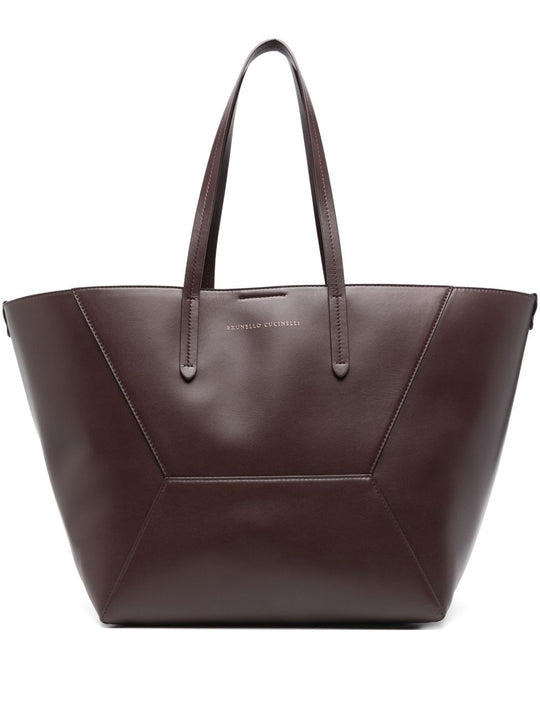 Dc Duo Leather Tote Bag