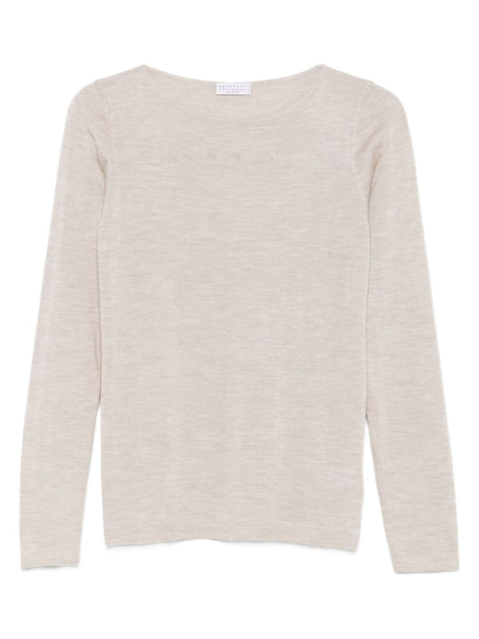 Cashmere Boat-Neck Sweater