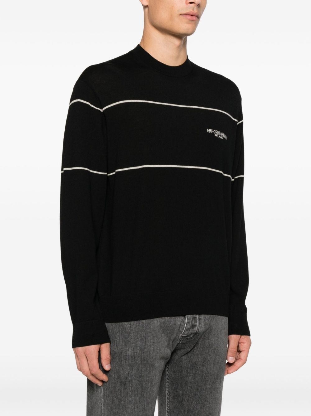 Emporio Armani Sweaters - Blacks and greys | 8a51521cb3b293839875c74a160c146a90e19c40