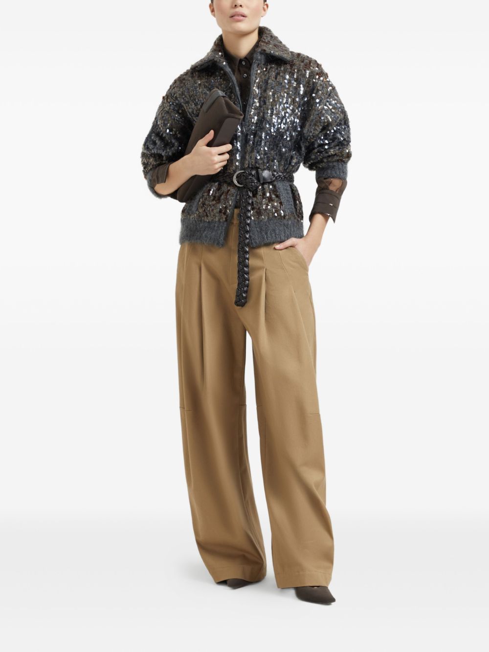 Brunello Cucinelli Shirts - Marrone | 8f24a3ed327a758d7c533b07a3ee4986724329e0