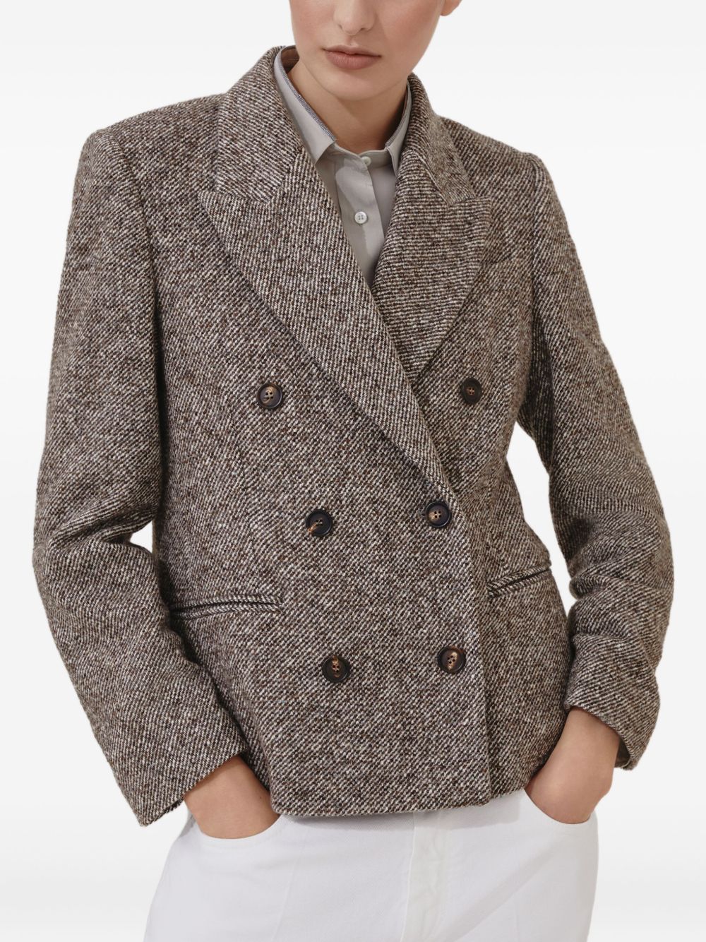 Brunello Cucinelli Jackets - Marrone | 79fd3c5e448bb6149c0f1d4159e3a0573b5a434a