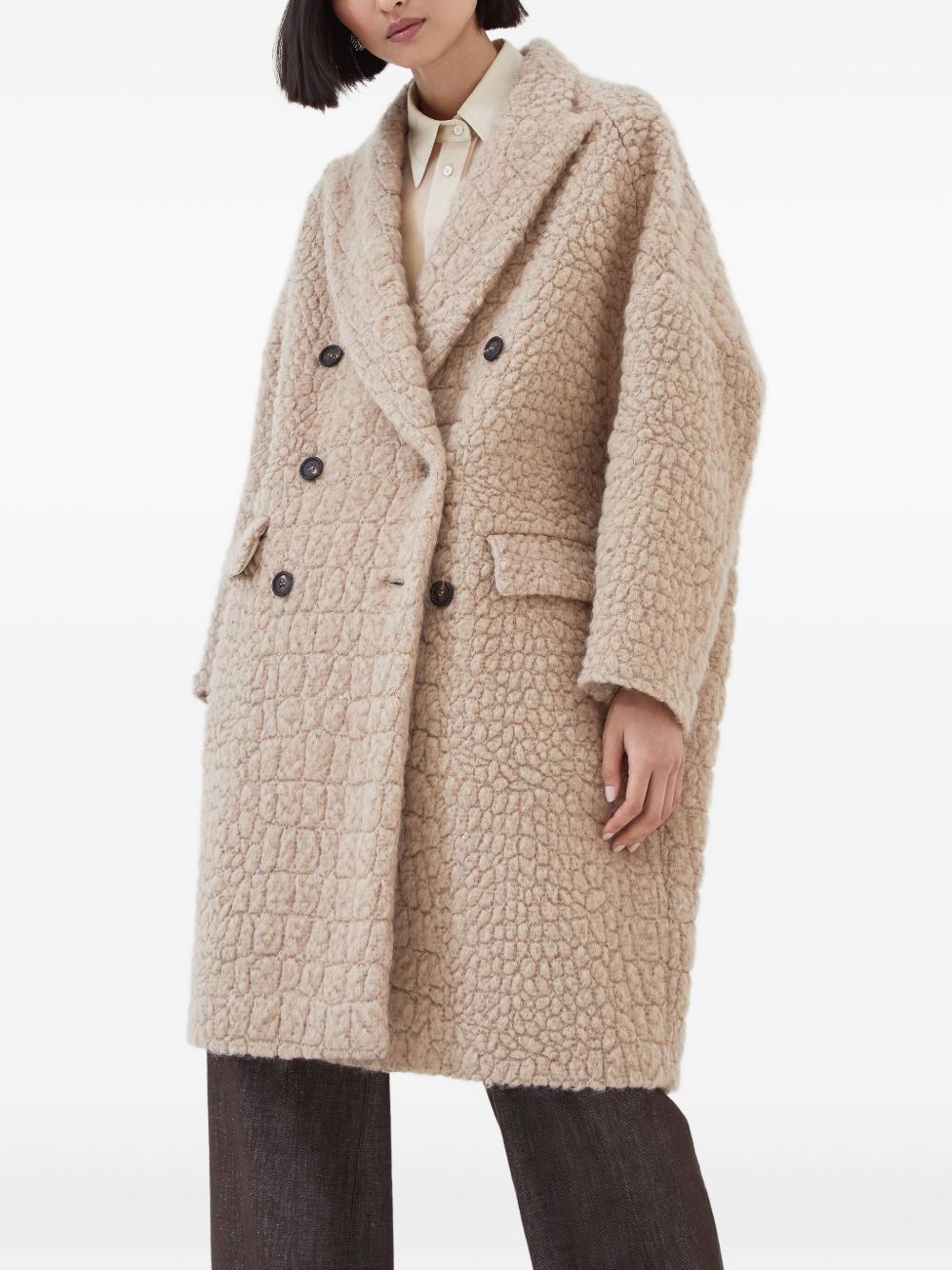 Brunello Cucinelli Coats - Marrone | a0d88066b3664720a92e1fc15a5fd15b27b41789