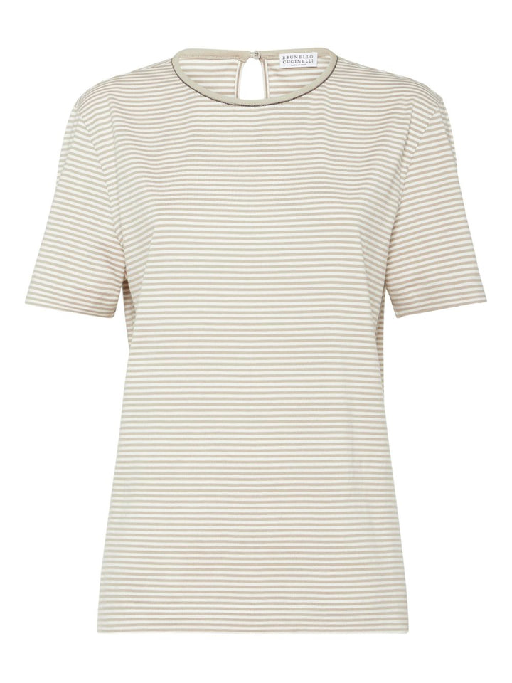 Brunello Cucinelli T-shirts and Polos - Light and natural | d3a0d9b89fd8baaea013488049e5121e662e3b0b