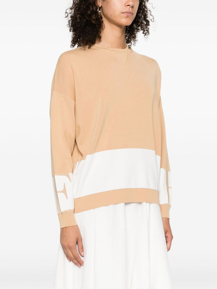 Elisabetta Franchi Sweaters - Light and natural | 8a370c47fe59c38a754729595a3cfc818e1d4a31