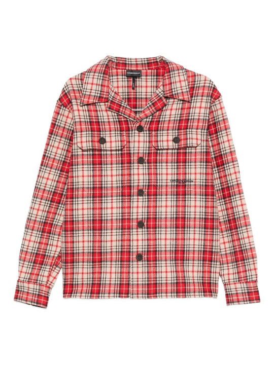 Wool Checked Shirt