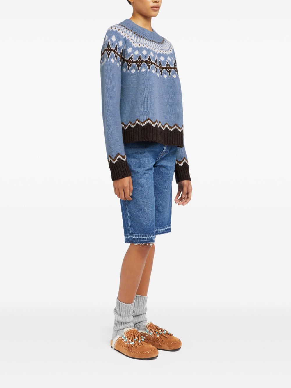 Alanui Sweaters - Blue and green | ed28cb90f9647b0fdc28c308b1977c27dc9874bc