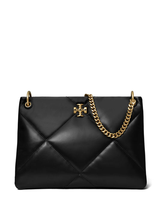 Kira Diamond Leather Shoulder Bag