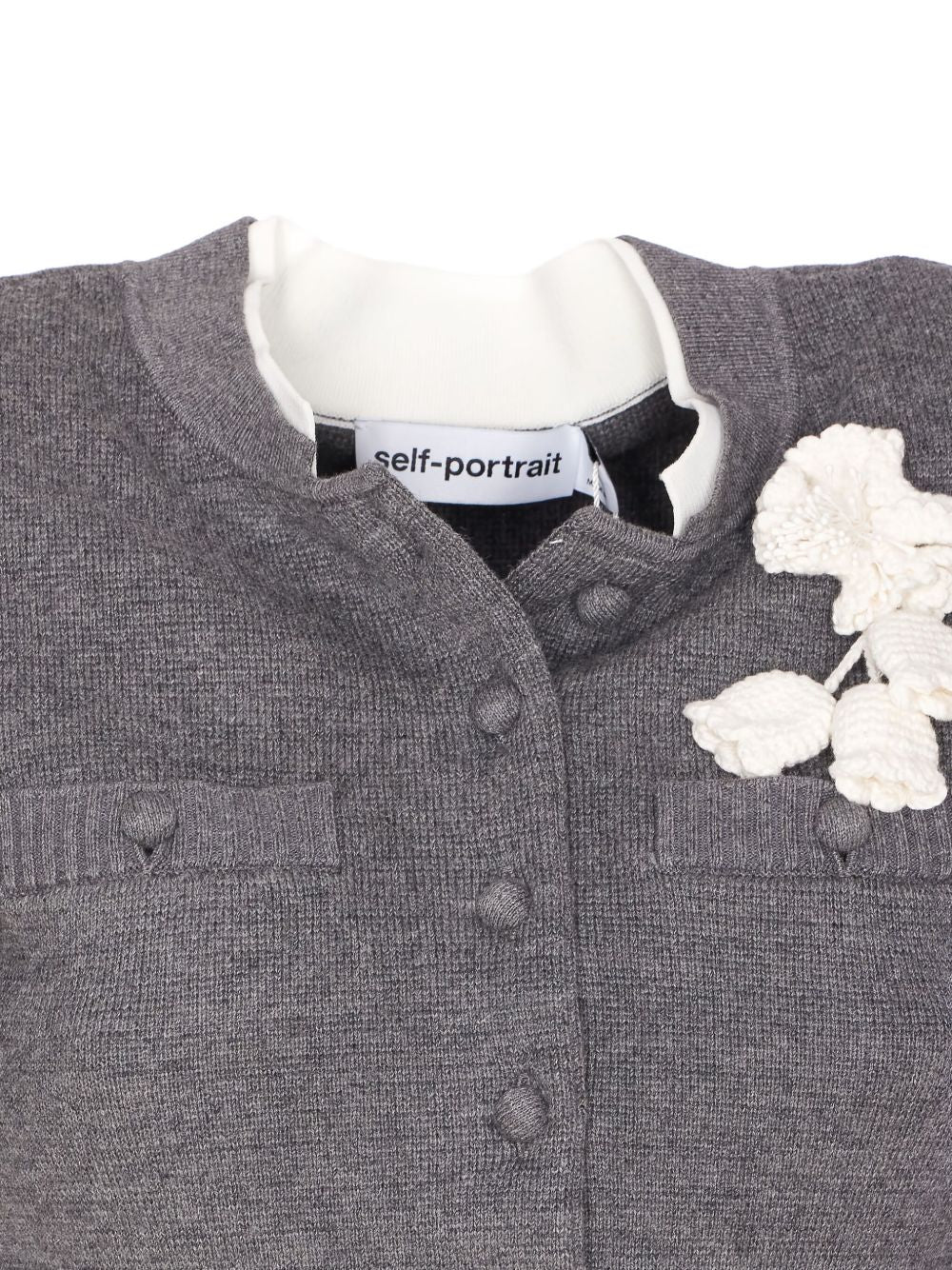 Self-Portrait Sweaters - Blacks and greys | 07b102dd8ecbbbd1ad523fcf8a310479fe1a7b33