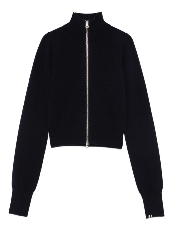 Cashmere Zipped Cardigan