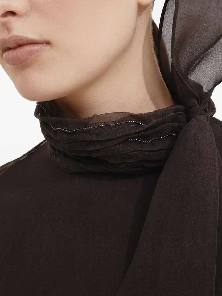 Brunello Cucinelli Top - Marrone | 41aa37fa175212cfda3985d9b5a4a4ccc87dfa12