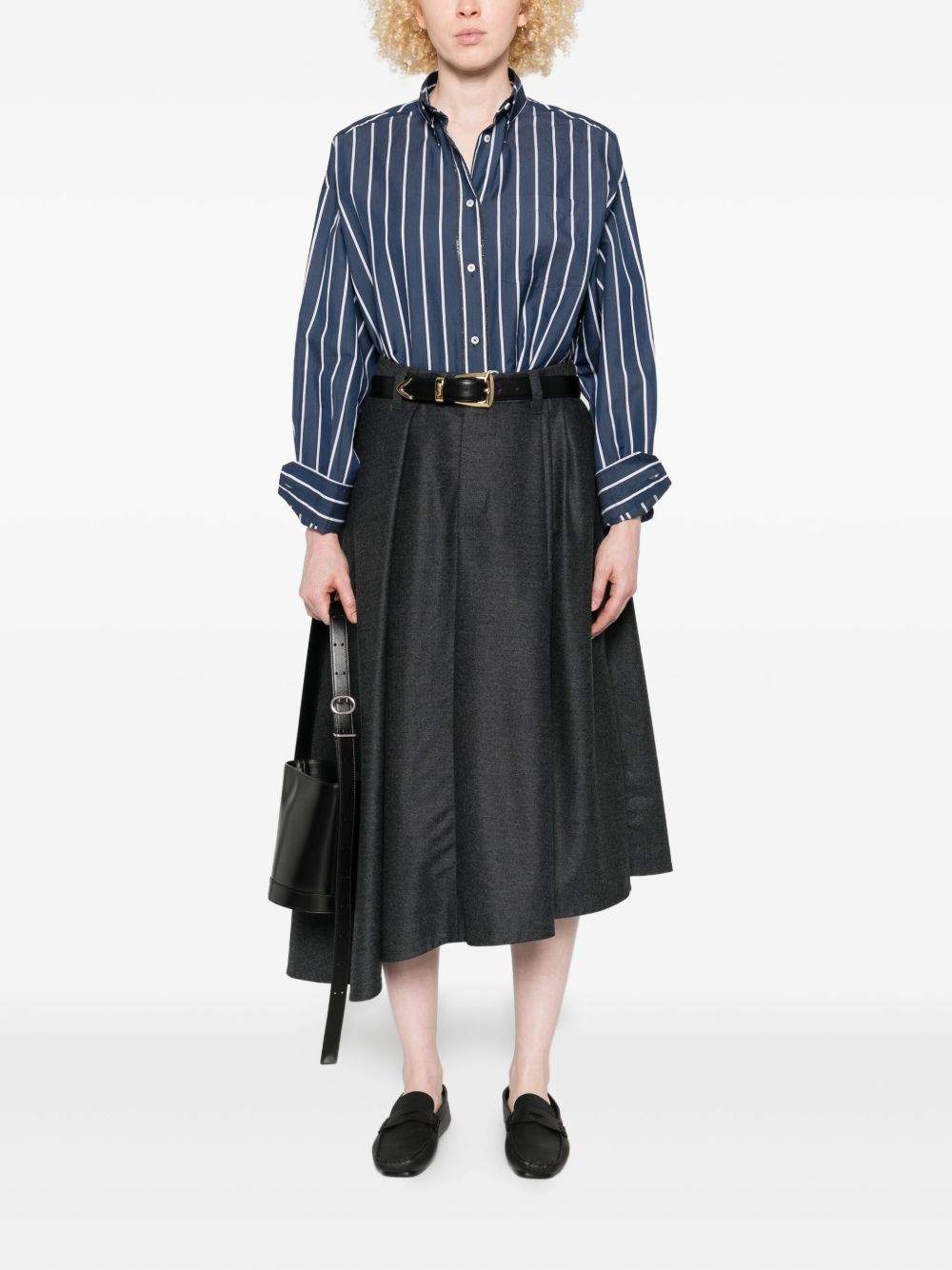 Brunello Cucinelli Shirts - Blue and green | 14f7cd0f2aa8f3ef1c89a372e25caa937907e349