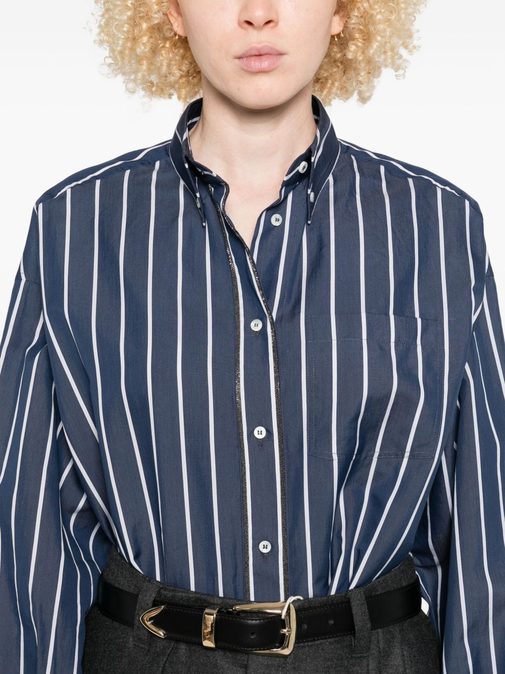 Brunello Cucinelli Shirts - Blue and green | bba13776a611bfbd5a93e4f0076297dfedf119fa