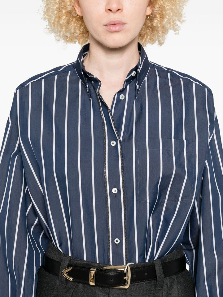 Brunello Cucinelli Shirts - Blue and green | bba13776a611bfbd5a93e4f0076297dfedf119fa