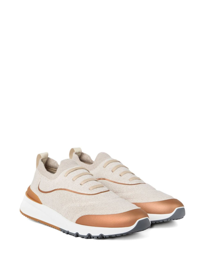 Brunello Cucinelli Sneakers - Light and natural | c35dae1605990a11745bdf1fde4b49bcdeb321d2