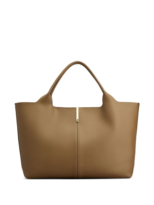 Medium Leather Shopping Bag