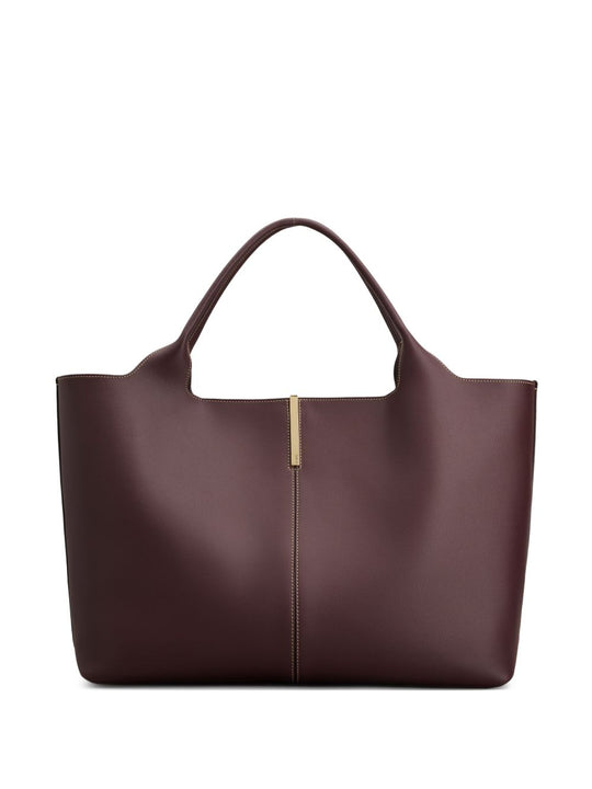 Medium Leather Shopping Bag