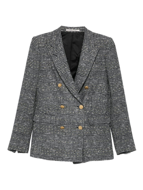 Wool Blend Double-Breasted Jacket