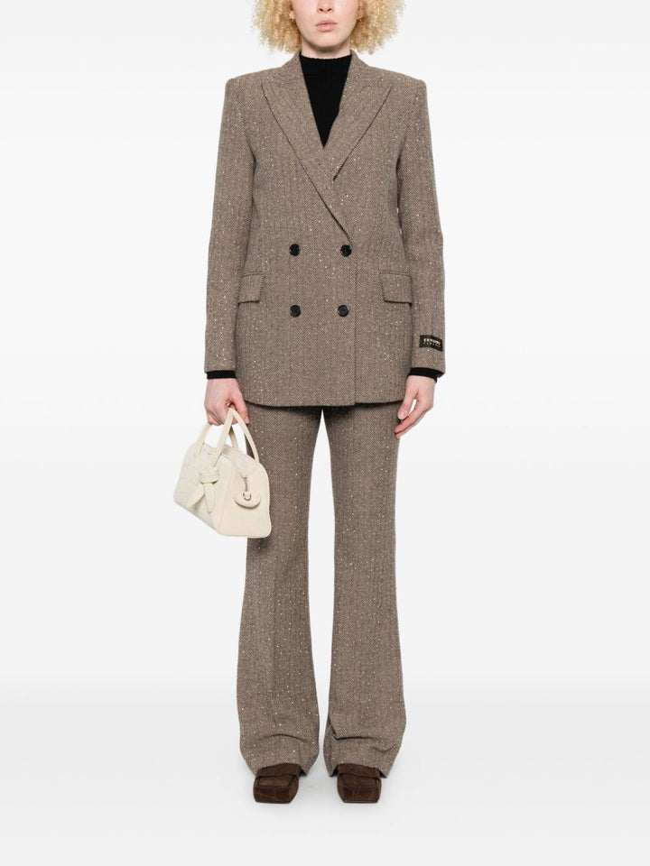 Ermanno Firenze Trousers - Marrone | 821b912e3739a88a2731e064650e09af5df75b58