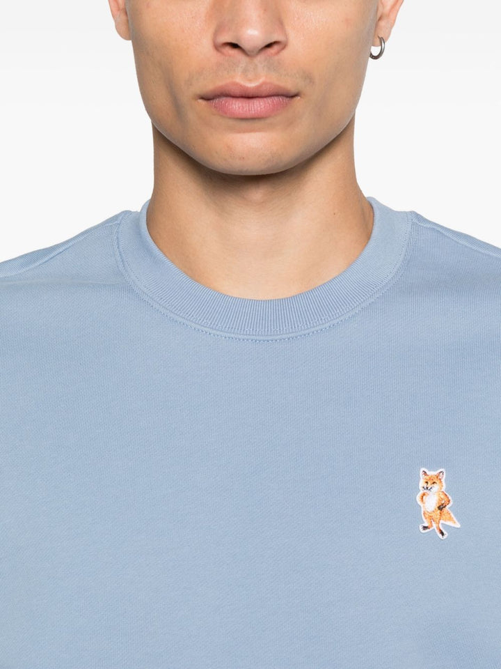 Maison Kitsune' Sweaters - Blue and green | de64395f8c3bf8e0317a610d59edd8bf618c5ed6