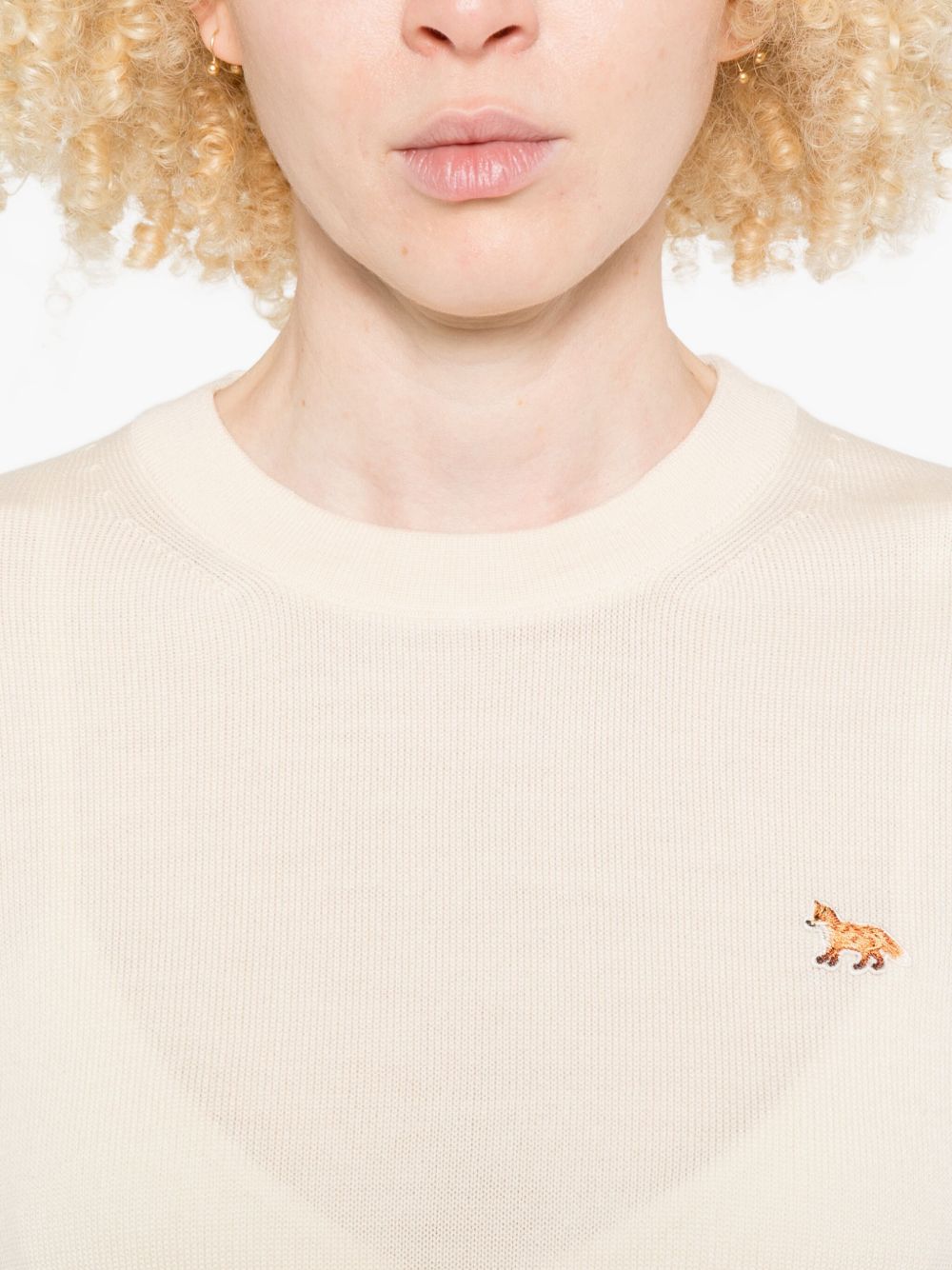 Maison Kitsune' Sweaters - Light and natural | d58395867714143abdb1672685631953a79ea214