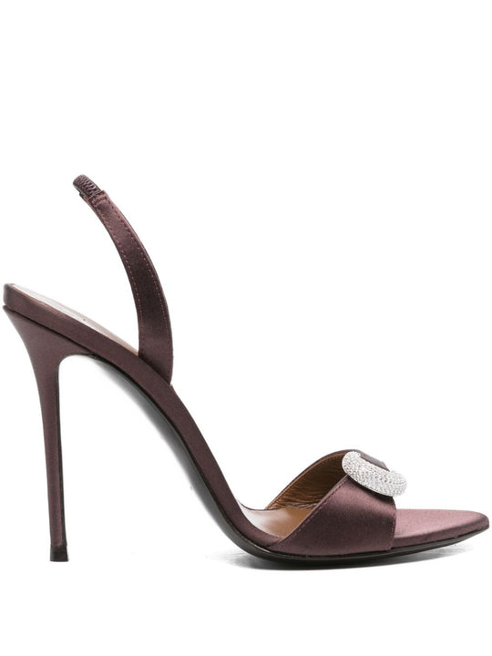 Clandestino Satin Heel Sandals
