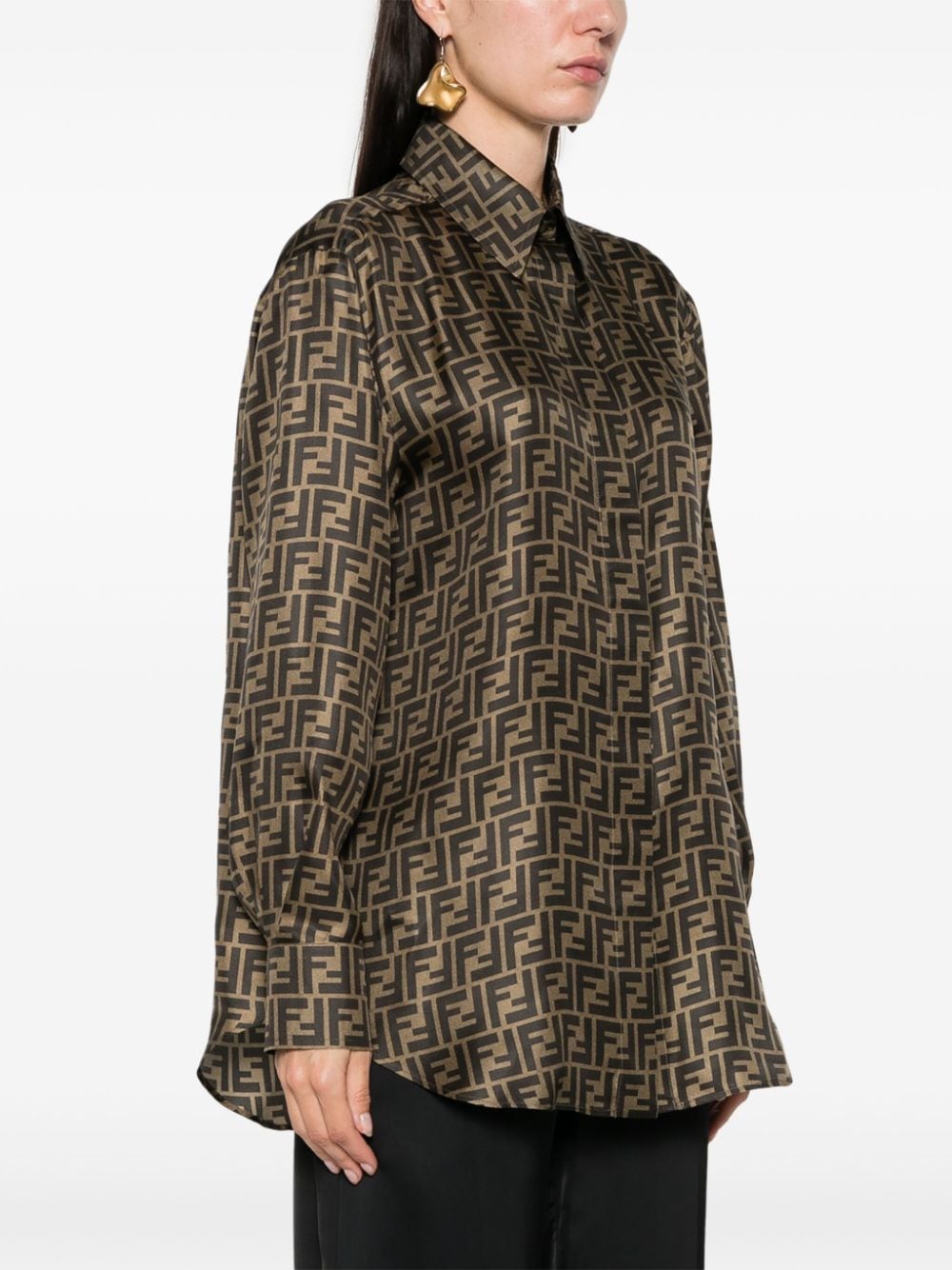 Fendi Shirts - Marrone | d1f9b6c0763eef5d58083c13f80b3064b900bf1f
