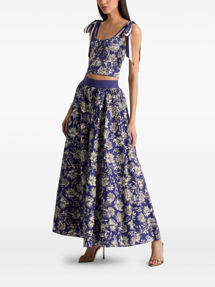 Alice + Olivia Top - Blue and green | 2d9867d25ab7498f2b06bfa968c364eab745e964